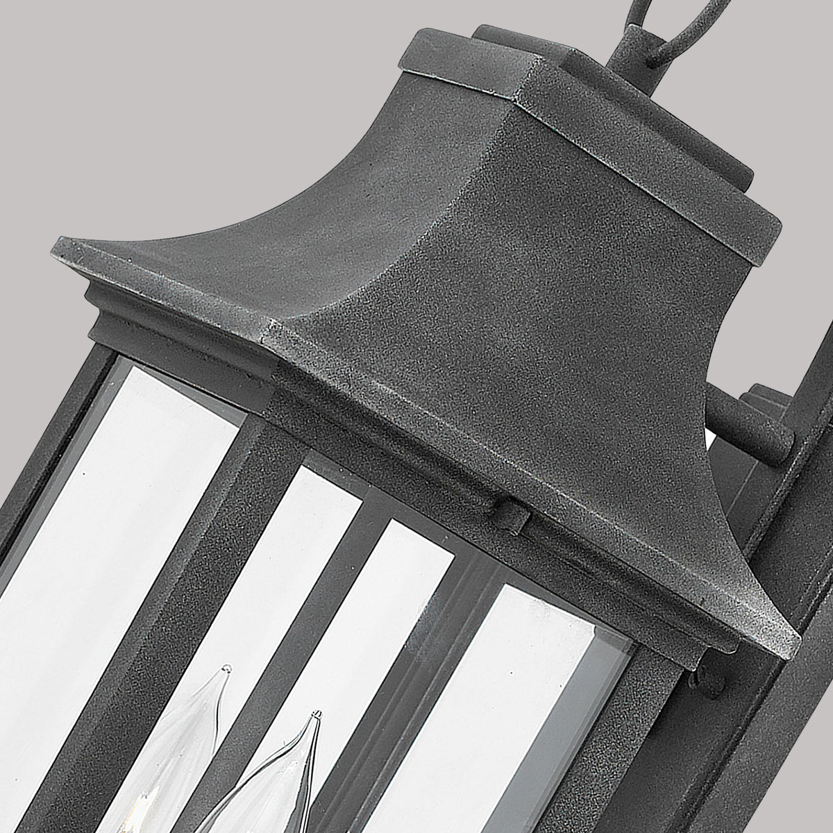 Vintage 2-Liter Outdoor Lantern - Aged Zinc with Antique Nickel or Heritage Brass Finish - Perfect for Patio, Garden, and Porch Lighting Decor
