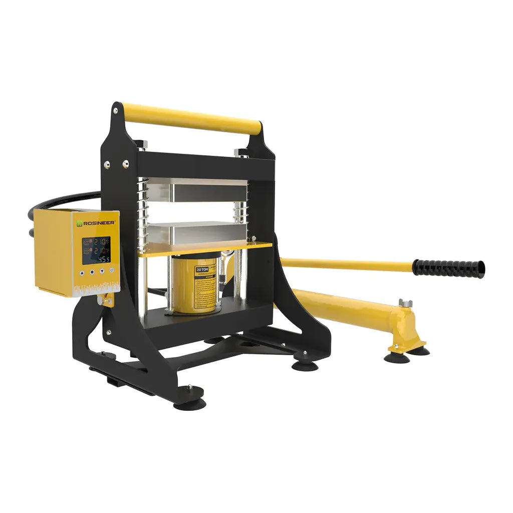 Rosineer Swing 20 Ton Manual Rosin Press Machine for Home DIY Essential Oil Extraction - Perfect for Making Rosin, CBD, Hemp, and Cannabis Concentrates