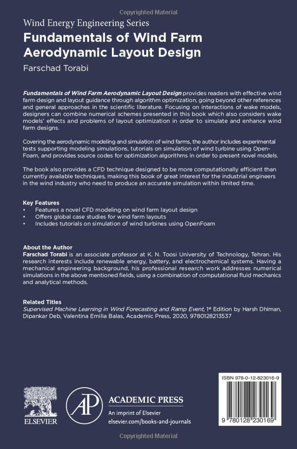 Fundamentals of Wind Farm Aerodynamic Layout Design | Wind Energy Engineering Book | For Renewable Energy Professionals & Students