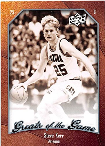 Steve Kerr Arizona Wildcats Basketball Card - 2010 Upper Deck Greats of the Game #11 - Collectible Sports Memorabilia for Fans & Investors