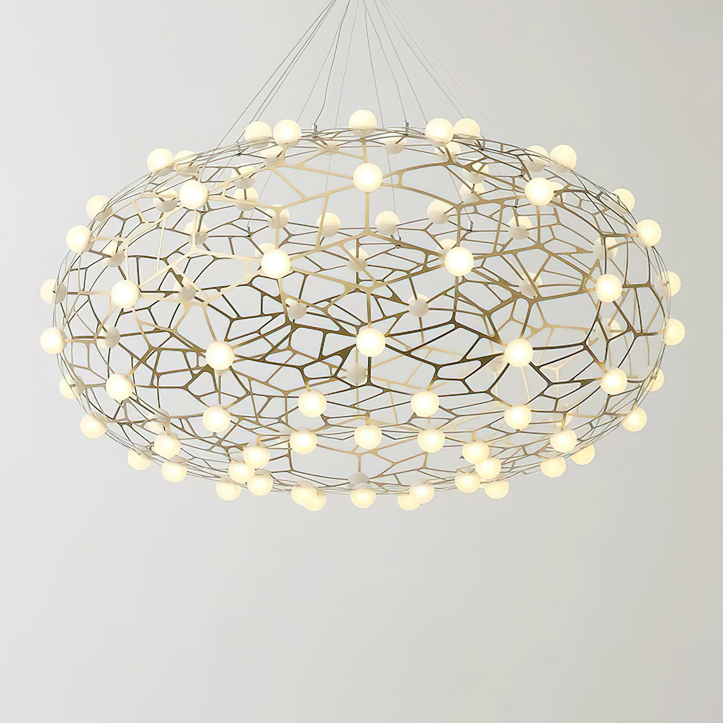 Exquisite Bird's Nest Chandelier - Elegant Crystal Ceiling Light Fixture for Dining Room, Bedroom & Living Room Decor | Perfect for Modern Home, Wedding & Luxury Interior Design