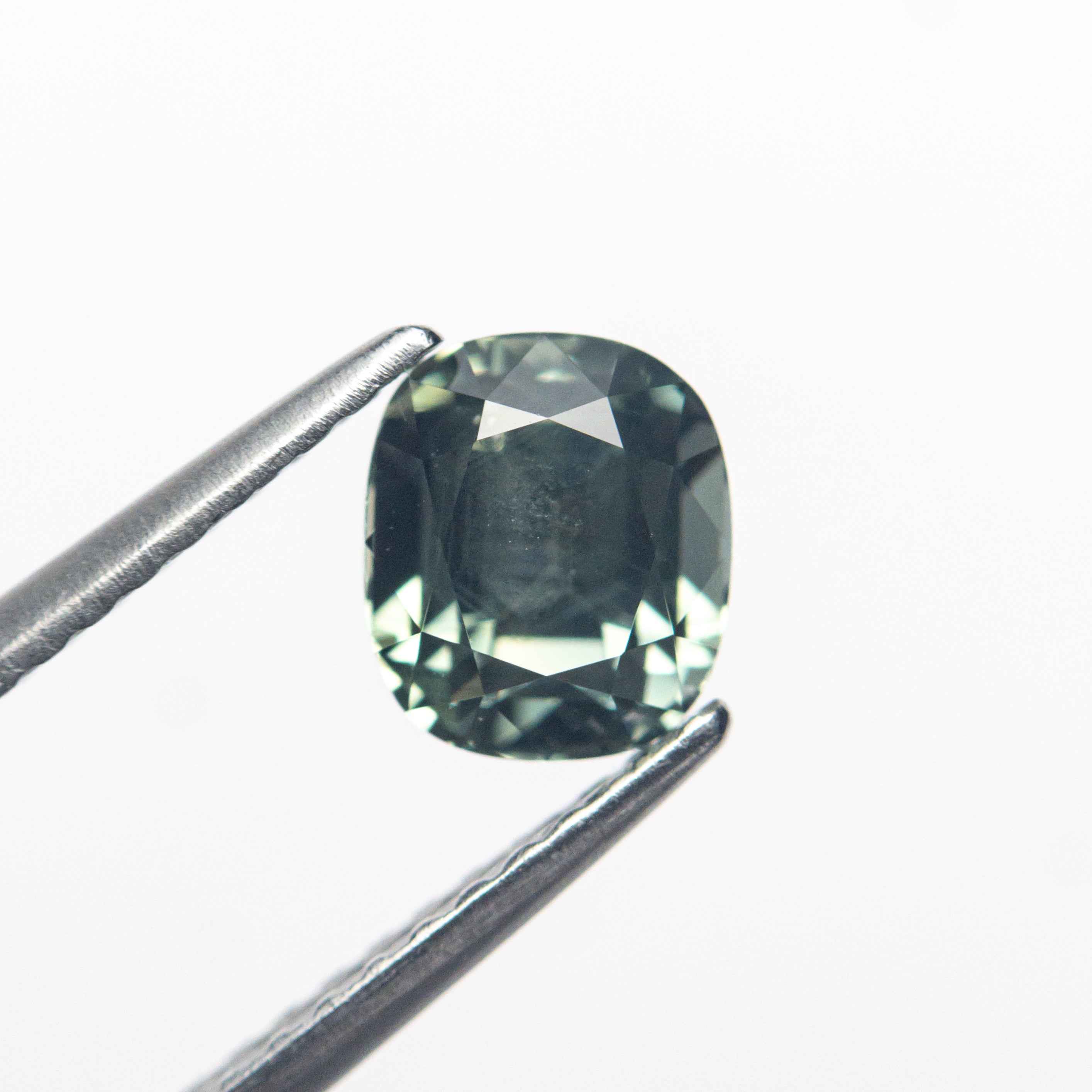 1.42ct Natural Cushion Cut Blue Sapphire Gemstone (6.13x5.28x4.72mm) - Certified Loose Stone for Jewelry Making, Engagement Rings & Fine Collections