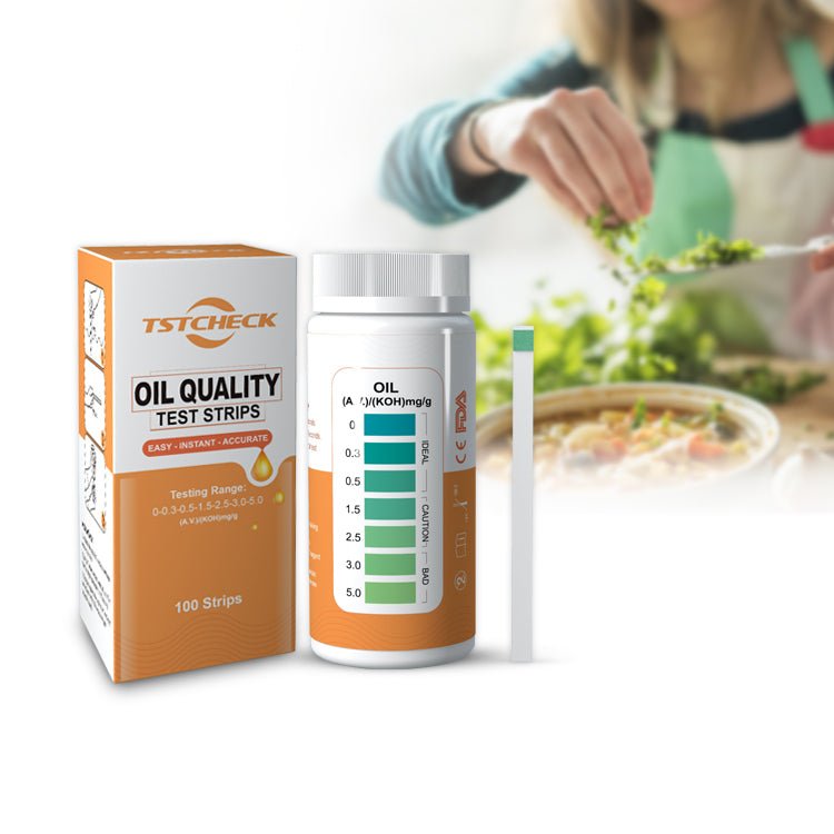 **Premium Cooking Oil Quality Test Strips - Fast & Accurate Oil Freshness Tester for Home & Restaurant Use - Perfect for Deep Fryers, Salad Dressings & Food Safety Checks**