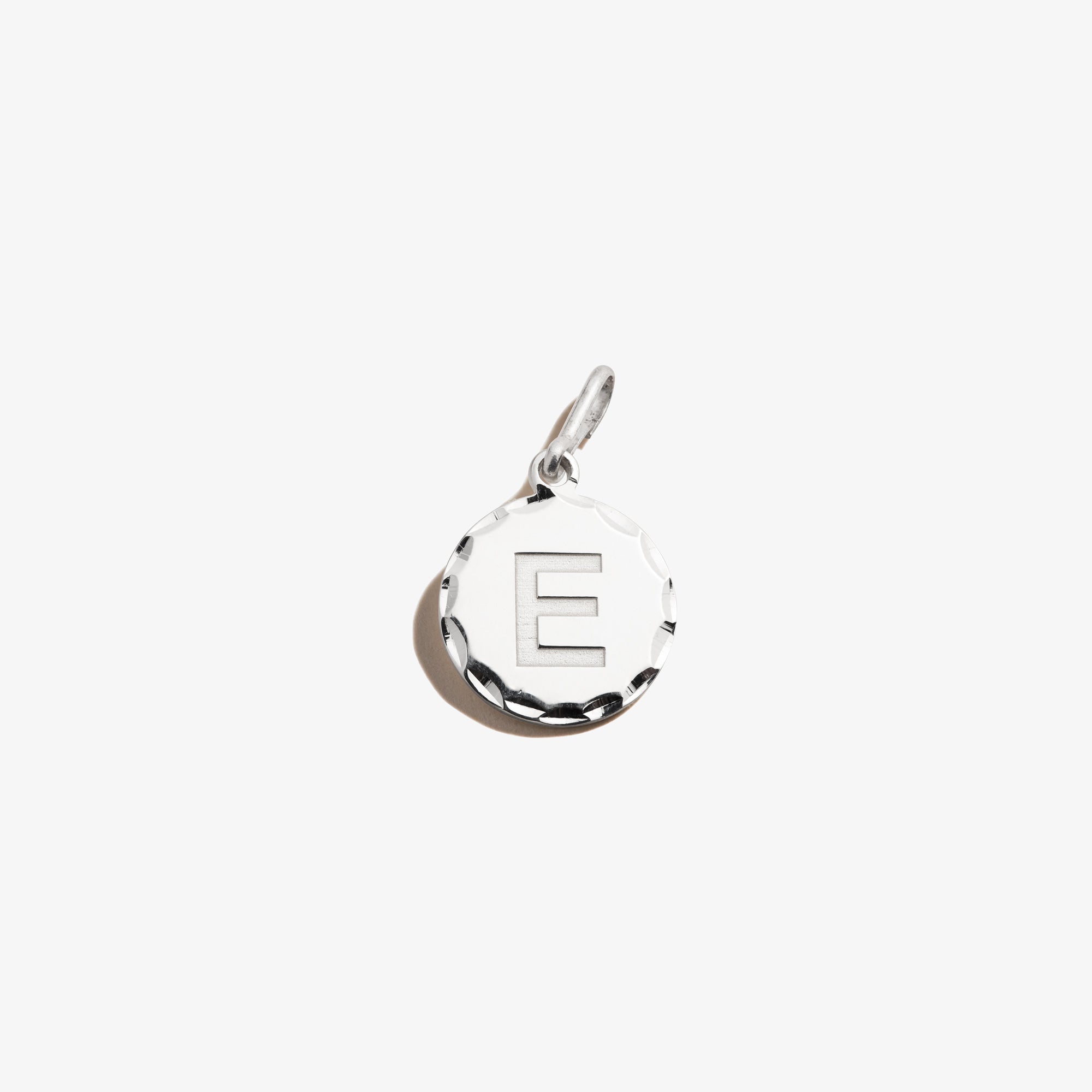 Initial E Charm Precious Metal Pendant - Personalized Jewelry for Women, Elegant Gift for Her - Perfect for Birthdays, Anniversaries & Special Occasions