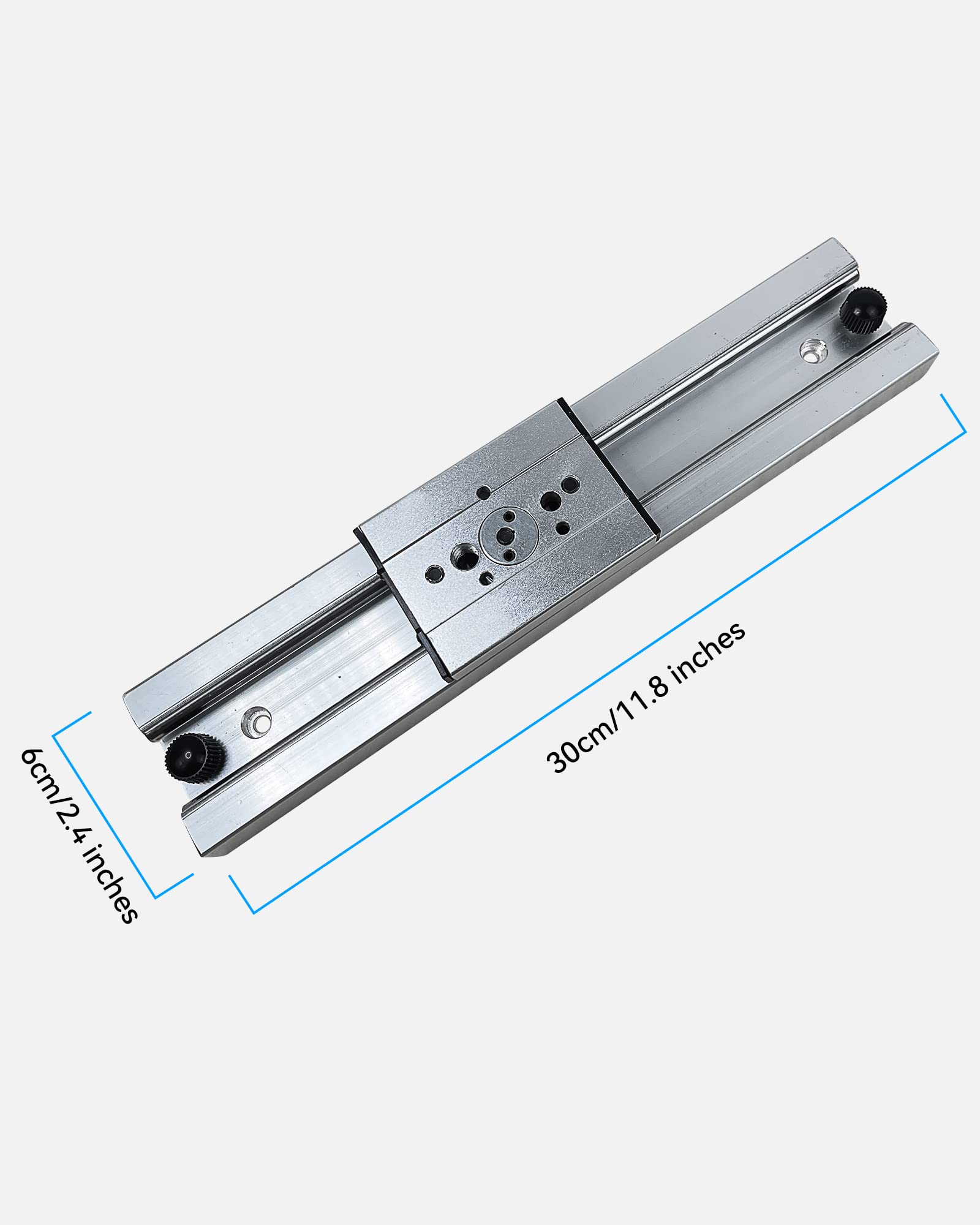 Universal Microscope Slide Rail Base - Adjustable Stand for 25mm & 32mm Microscopes | Compatible with Trinocular & Binocular Models | Perfect for Soldering, Repair & Lab Work | Desktop Microscope Accessory for Precision Work