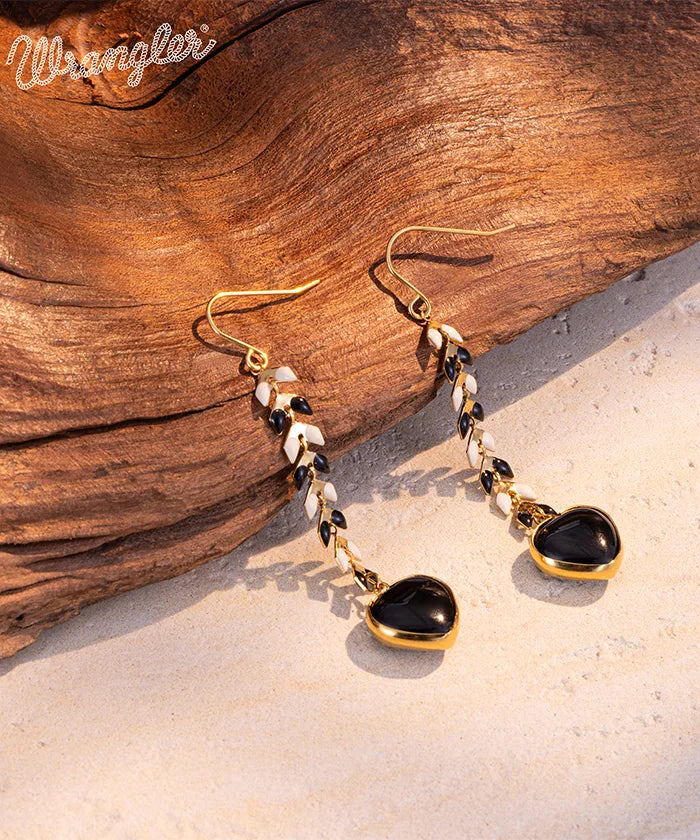 Wrangler Demeter's Heart Necklace and Earrings Set - Sterling Silver Greek Goddess Jewelry for Women - Perfect for Valentine's Day, Anniversary, and Romantic Date Nights