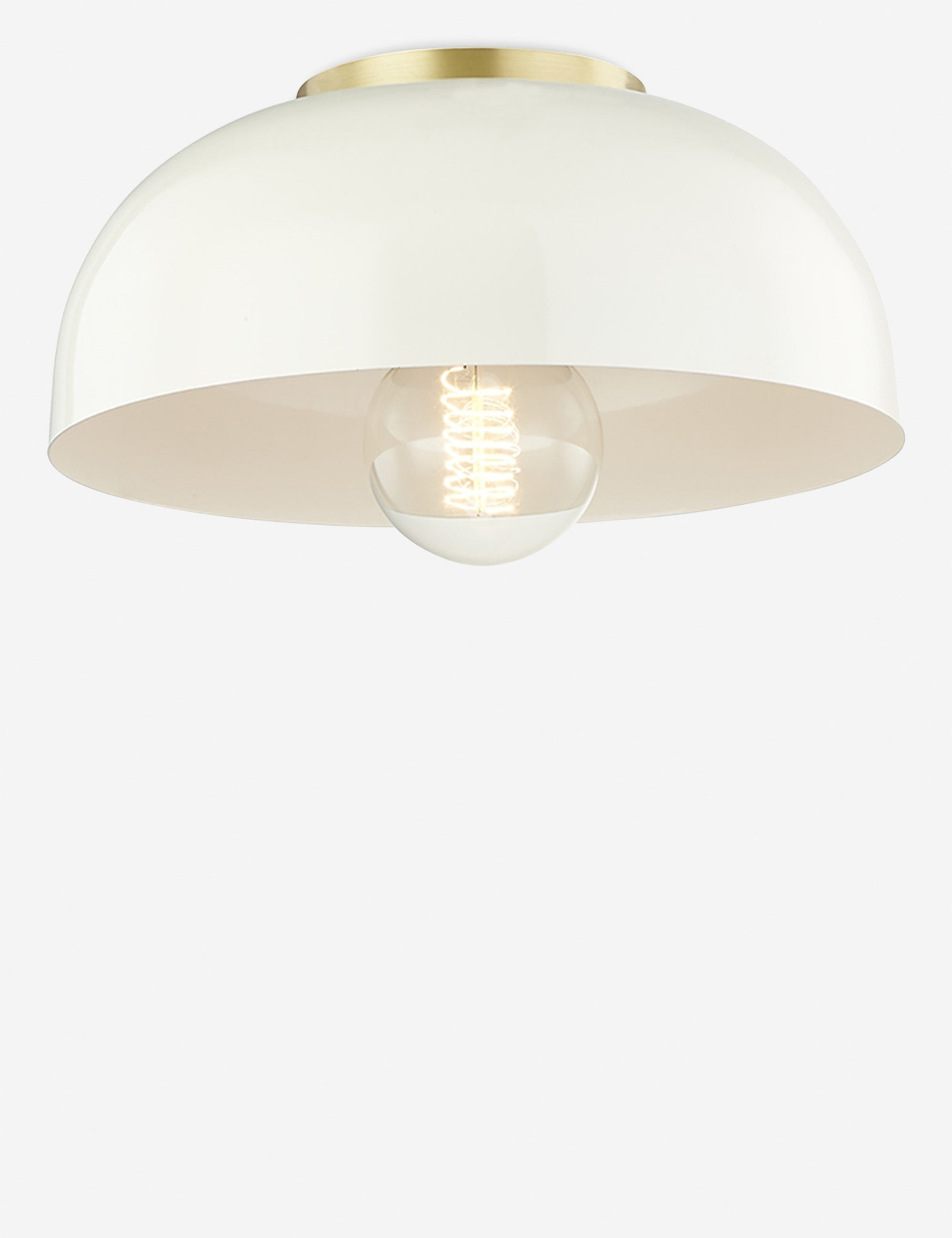 Dea Semi Flush Mount Light Fixture - Modern Ceiling Lighting for Bedroom, Kitchen, Hallway & Dining Room - Energy Efficient LED Light for Home Decor