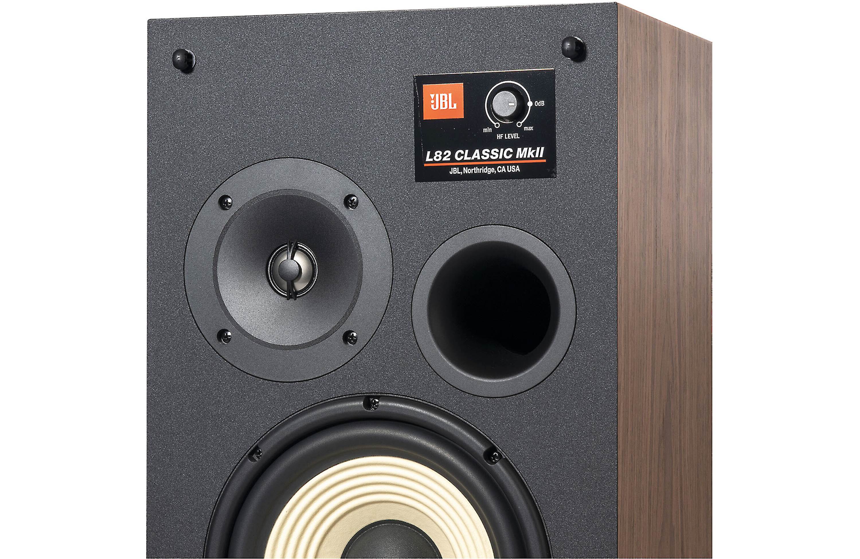 JBL L82 MKII Classic 2-Way Bookshelf Speakers (Pair) - High-Fidelity Audio for Home Theater & Music Listening - Perfect for Living Rooms, Studios & Audiophile Setups