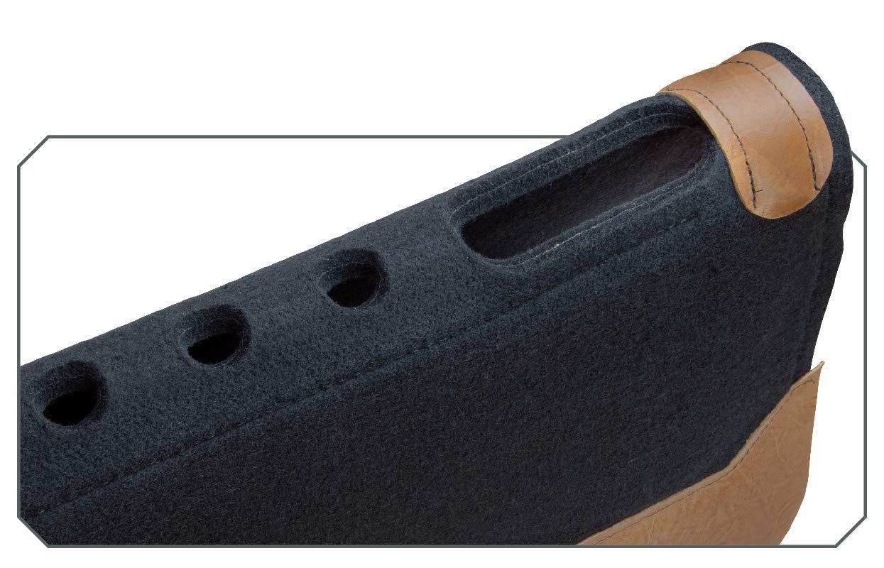 Impact Gel Straight Back Felt Saddle Pad - Shock Absorbing Horse Riding Pad for Comfort & Performance | Perfect for Dressage, Jumping & Trail Riding