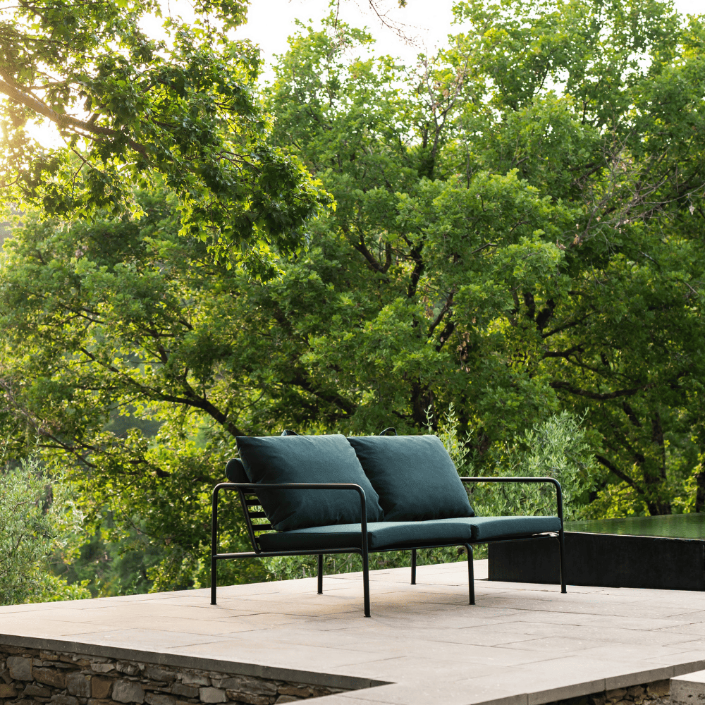 AVON Outdoor Lounge 2-Seater Sofa Set - Waterproof Patio Furniture for Garden, Poolside & Backyard Relaxation