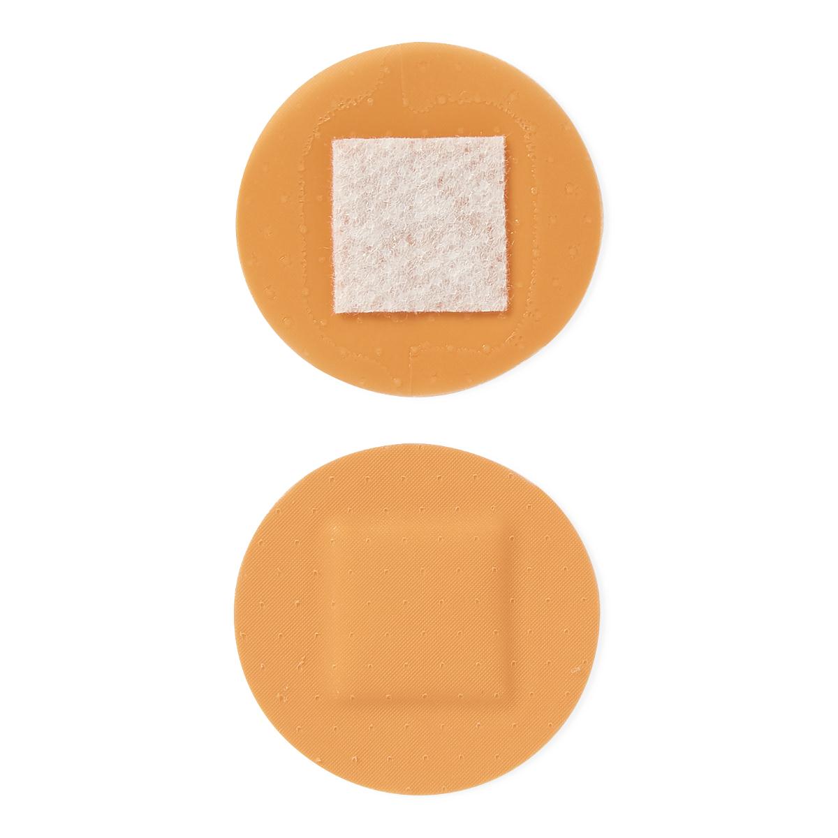Waterproof Plastic Adhesive Bandages - 7/8 Inch Spot Bandages for Minor Cuts & Scrapes | First Aid Wound Care for Kids & Adults | Ideal for Fingers, Knees & Everyday Protection