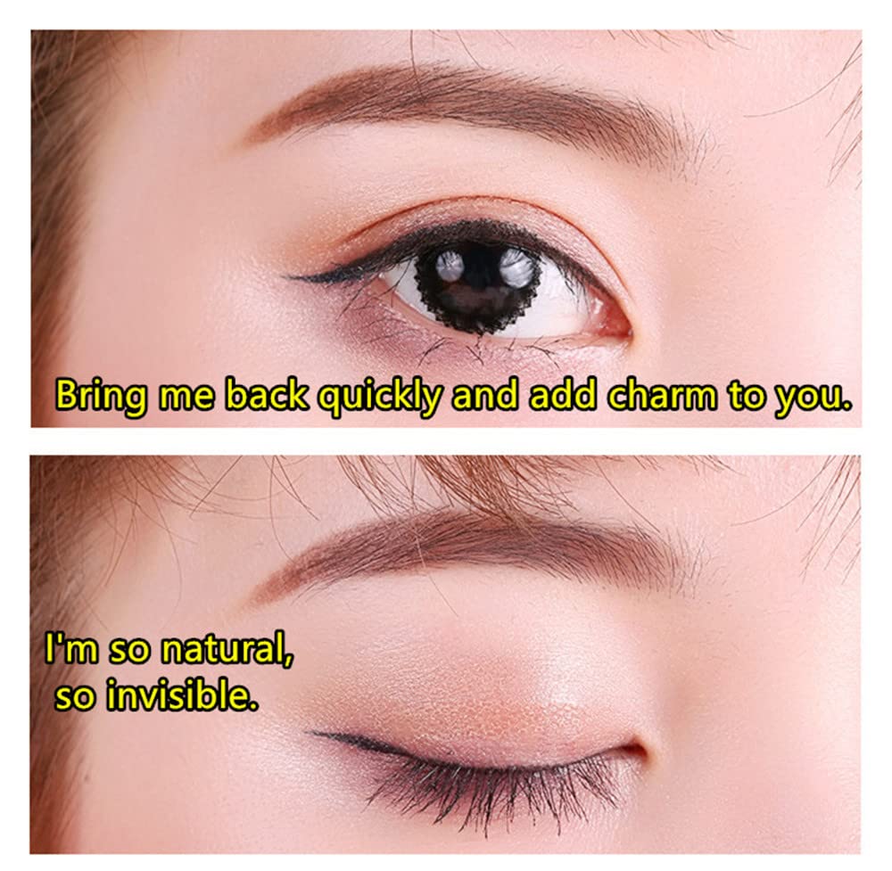 Breathable Eyelid Tape - Non Sticky Invisible Double Eyelid Stickers for Big Eye Makeup | Natural Fold Enhancer & Eye Shadow Base | Perfect for Asian Monolid & Hooded Eye Makeup Looks