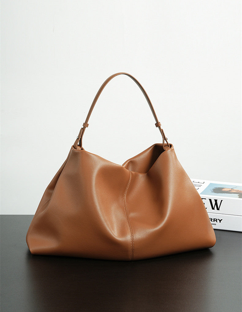 Premium Spacious Leather Shoulder Bag for Women - Stylish Crossbody Purse with Multiple Pockets - Perfect for Work, Travel & Everyday Use