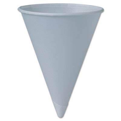 SLO6RBU - Eco-Friendly Disposable Paper Cone Water Cups for Parties, Picnics, and Outdoor Events - BPA-Free Treated Drinking Cups