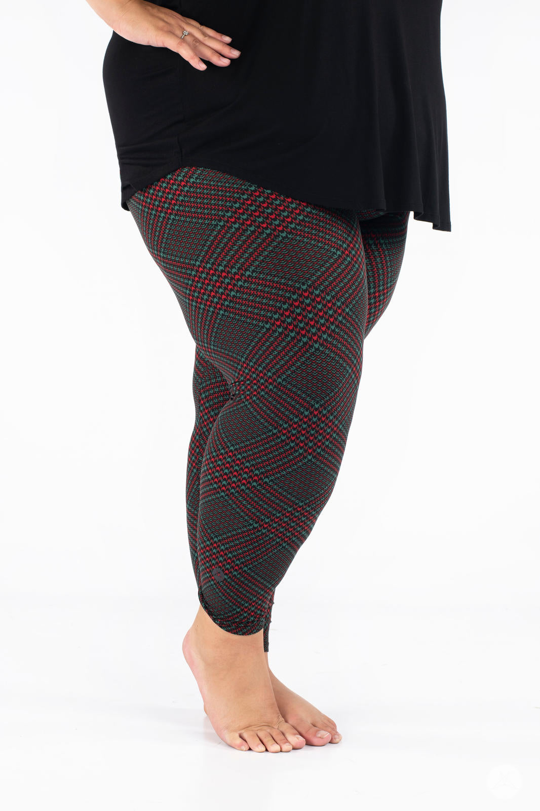 Joyful Tidings Patterned Leggings for Women - Festive Holiday Yoga Pants with Comfortable Stretch Fabric - Perfect for Christmas, Workouts & Casual Wear