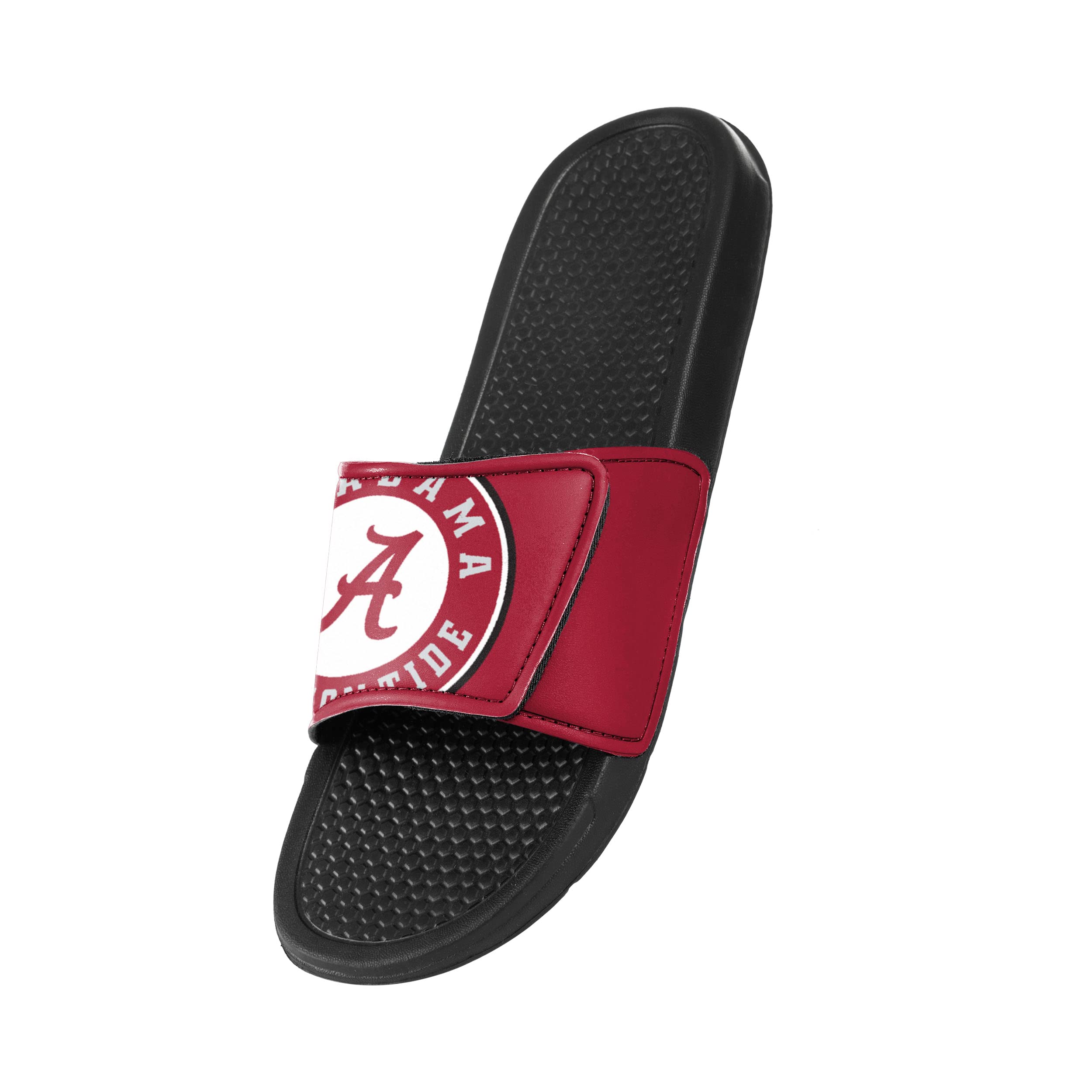 NCAA Men's Cropped Big Logo Slides - Comfortable Casual Slide Sandals for Home, Pool, Beach & Gym Wear