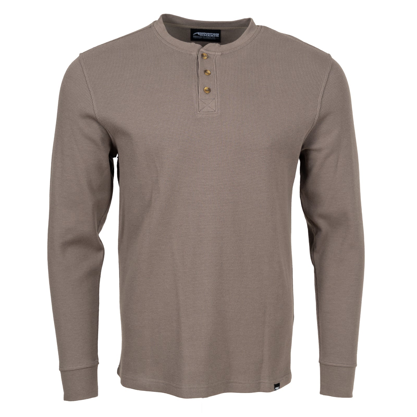 Men's Thermal Henley Shirt with Long Sleeves - Warm Winter Base Layer for Outdoor Activities, Camping & Hiking