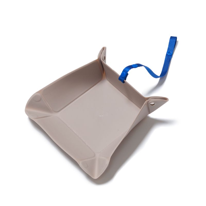 Foldable Travel Bowl for Dogs - Portable Collapsible Pet Food & Water Dish - Perfect for Camping, Hiking & Outdoor Adventures