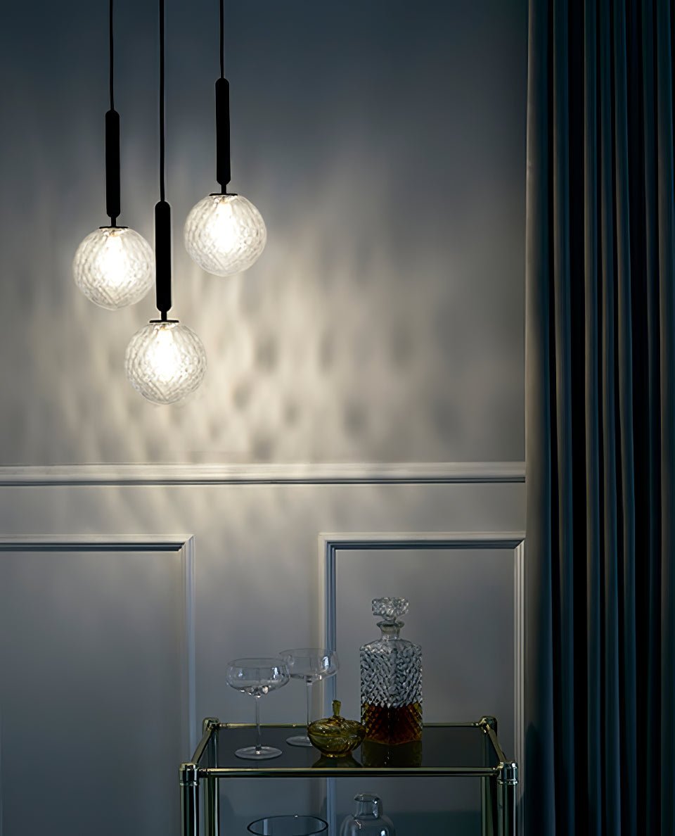Elysian Glow Pendant Swag Light - Modern Adjustable Hanging Chandelier for Bedroom, Living Room & Dining Room Decor | Dimmable LED Lighting Fixture for Home & Office