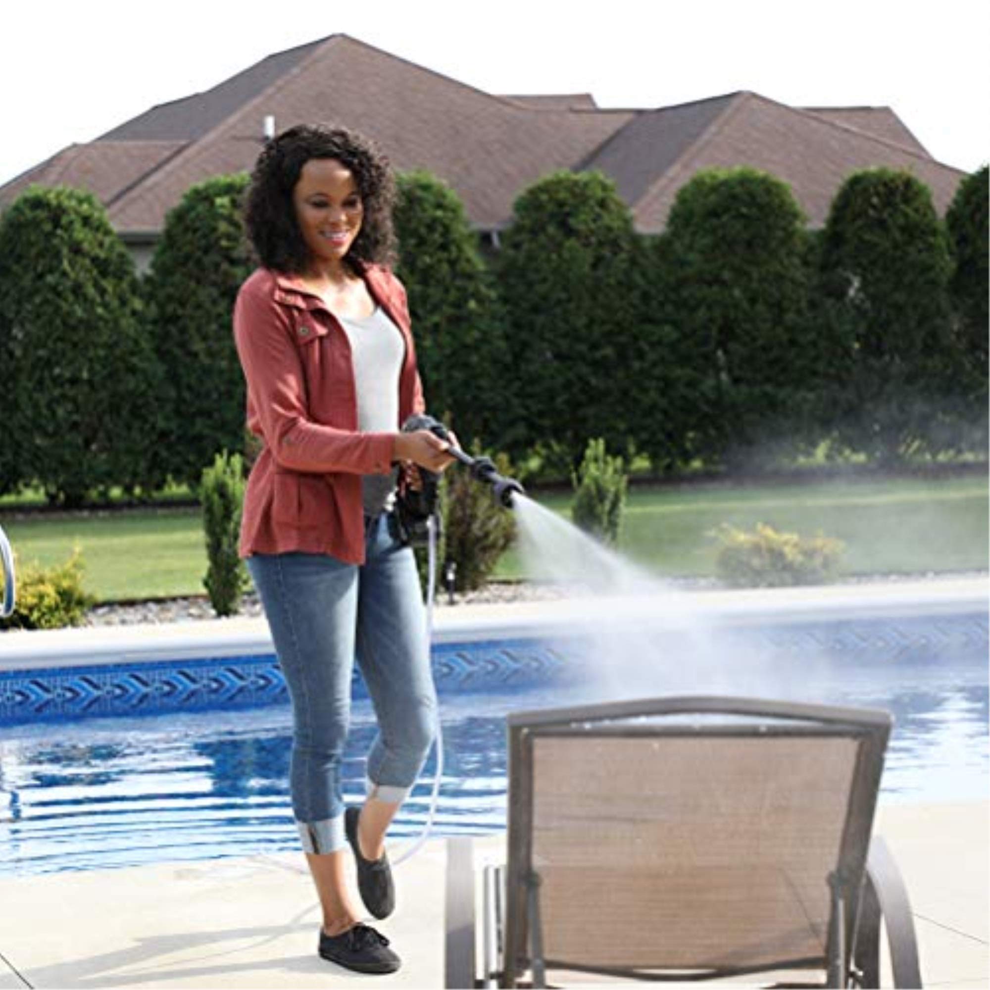 Lippert Flow Max 40V Portable Power Cleaner - High Pressure Washer for RV, Boat, Home & Outdoor Cleaning | Perfect for Washing Vehicles, Patios, Decks & More