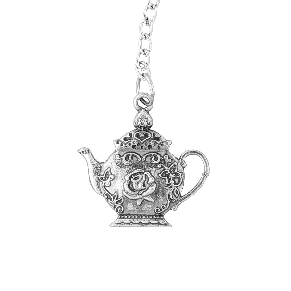 Premium 18/8 Stainless Steel Tea Infuser Ball - 2 Inch Fine Mesh Tea Strainer with Zinc Alloy Teapot Charm - Perfect for Loose Leaf Tea Brewing at Home, Office or Travel - Supreme Housewares Tea Accessory