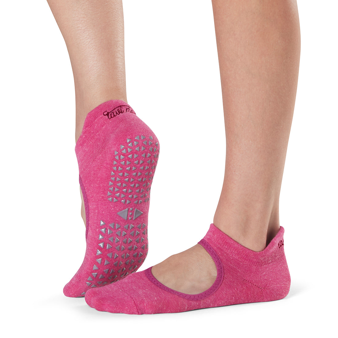 Tavi Noir Emma Grip Socks - Non-Slip Yoga Socks for Women, Anti-Skid Workout Socks with Grips for Pilates, Barre & Home Exercise - Perfect for Yoga, Gym and Fitness Activities