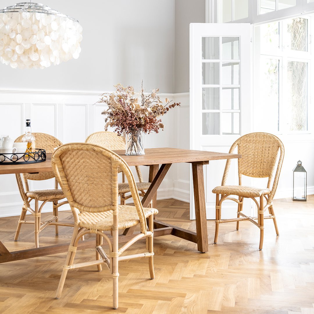 Alanis Dining Chair - Stackable Modern Kitchen & Dining Room Chair for Home & Restaurant Use