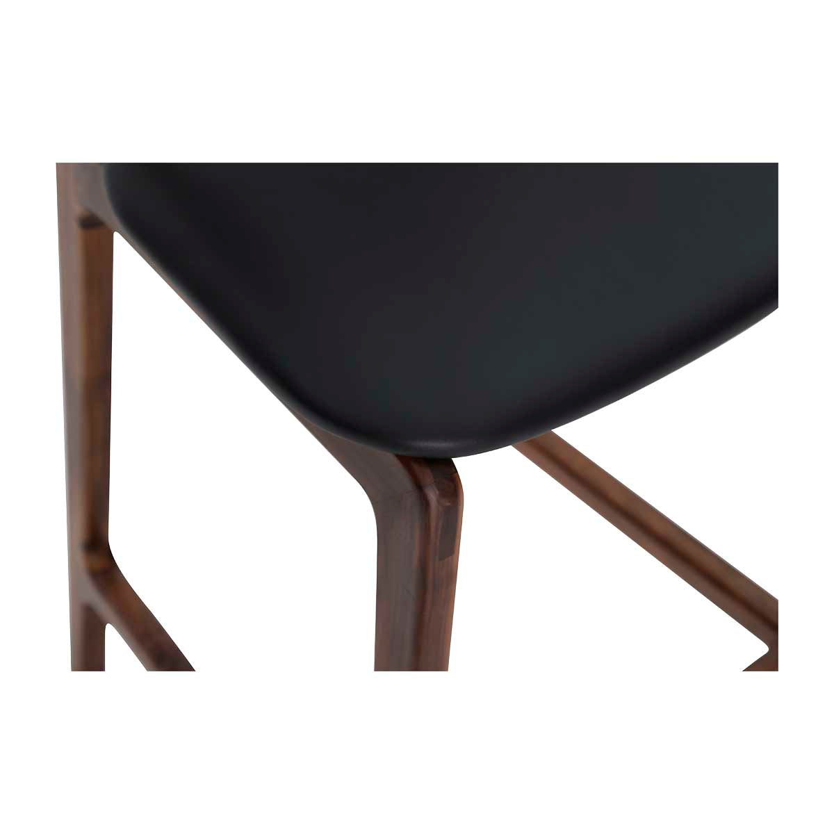 Premium Alaska Leather Bar Stool - Handcrafted Genuine Leather Counter Height Stool for Kitchen Island, Home Bar & Dining Room - Modern Rustic Decor with Adjustable Height & Comfortable Backrest