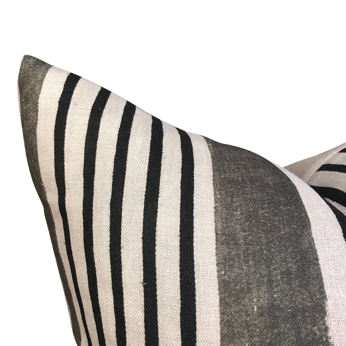 24x24 Designer Clay McLaurin Andes Stripe Pillow Cover in Espresso - Ready to Ship | Stylish Home Decor for Living Room, Bedroom & Sofa
