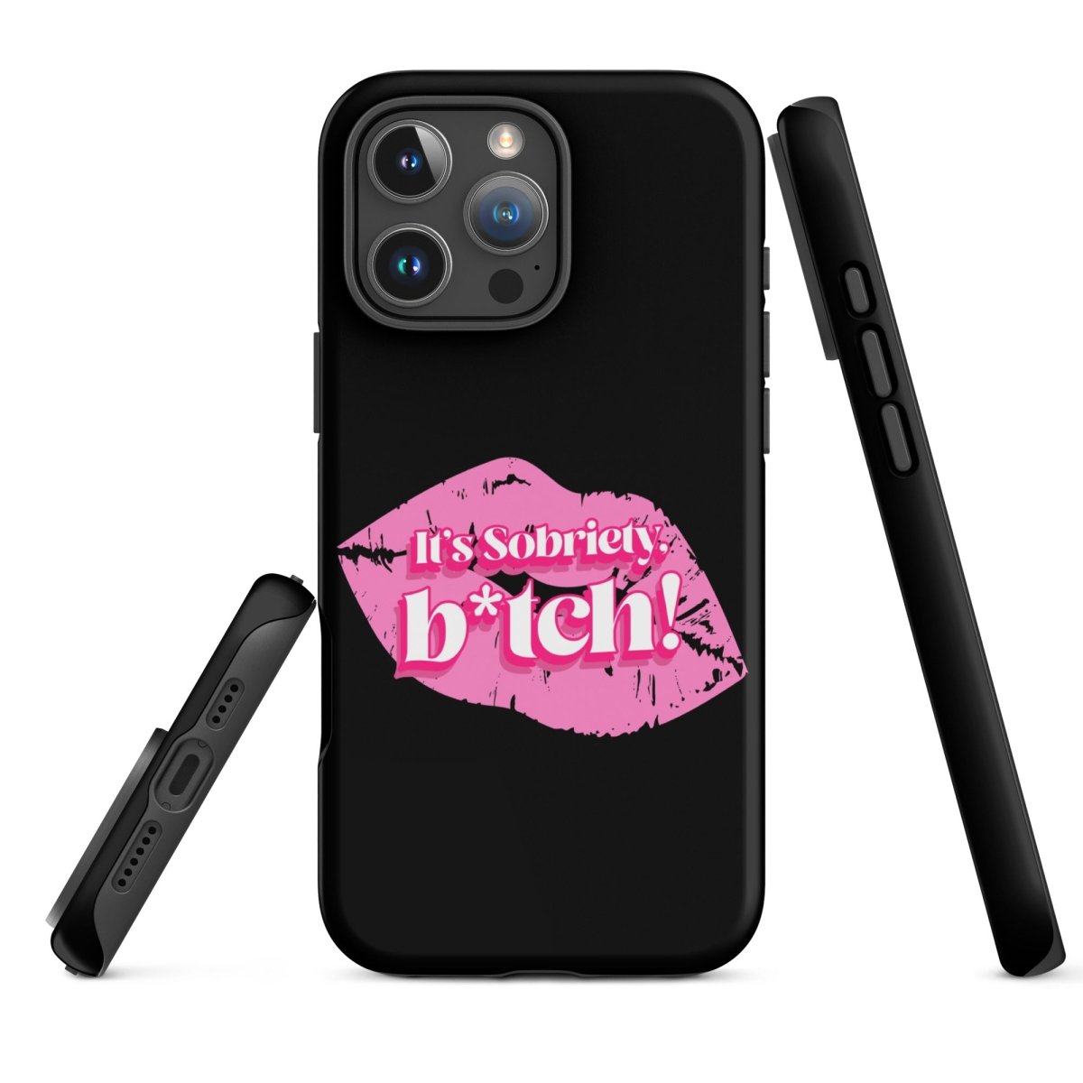 Premium Sobriety Sass Tough Case for iPhone® - Durable & Stylish Protective Cover - Perfect for Daily Use, Travel, and Sobriety Support