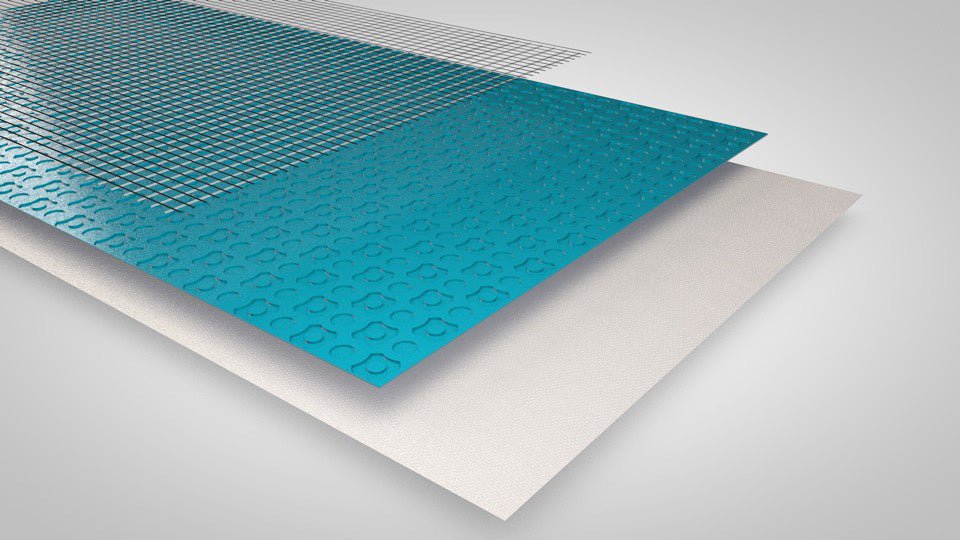 Backer Lite Crack Isolation Uncoupling Membrane for Tile & Stone Underlayment – Ideal for Bathroom, Kitchen & Flooring Projects