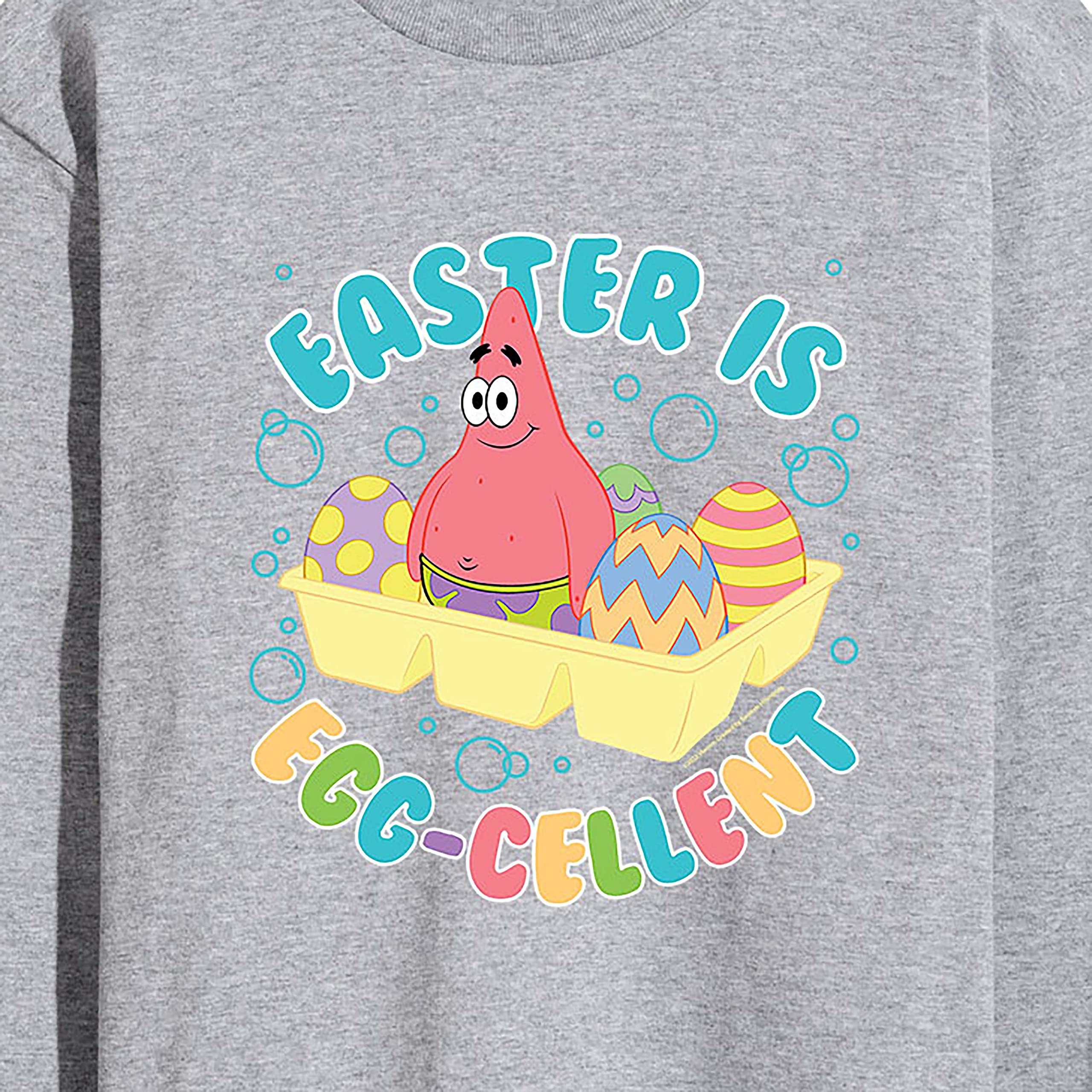 HYBRID APPAREL Spongebob Squarepants Easter Weaster Men's Long Sleeve Graphic T-Shirt | Funny Cartoon Tee for Fans | Perfect for Halloween, Cosplay & Casual Wear