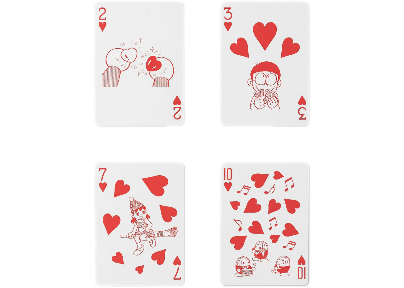 Doraemon Anime Themed Playing Cards - 52 Deck with Cute Cartoon Characters - Perfect for Family Game Nights, Parties, and Collectors