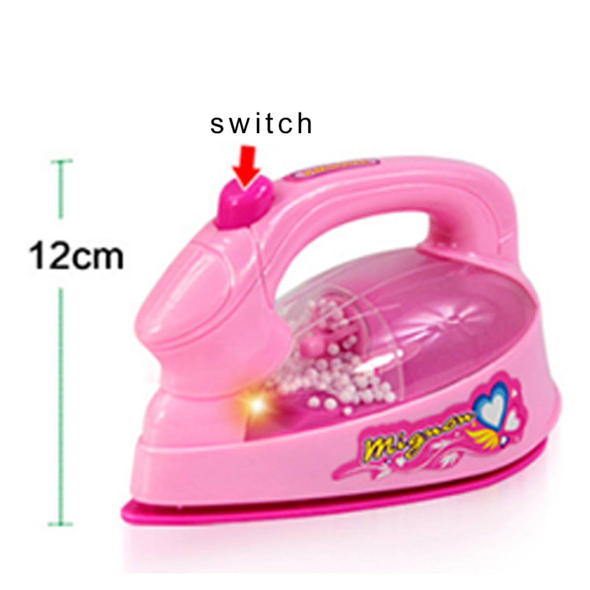 Mini Dollhouse Electric Iron Toy - Pretend Play Appliance for Kids & Dolls - Perfect for Imaginative Play & Role-Playing Games