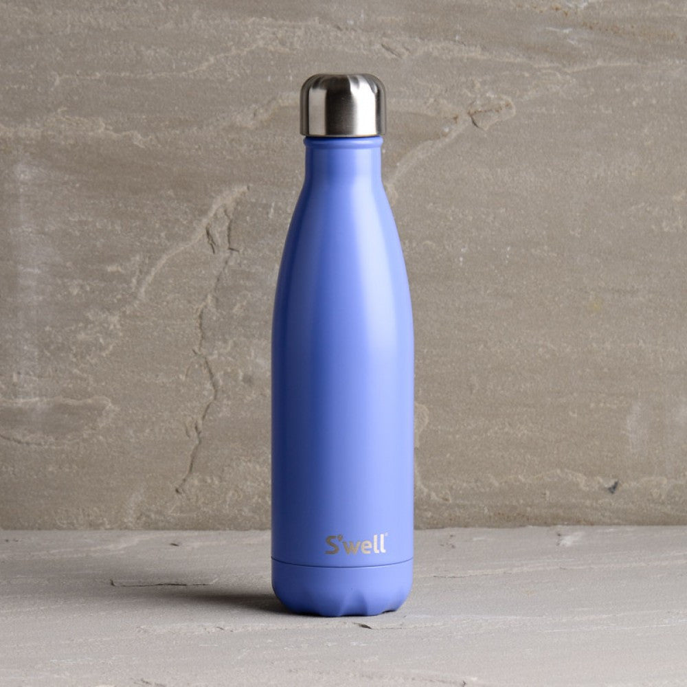S'well Satin 17oz (500mL) Stainless Steel Water Bottle - Insulated, Leak-Proof & Eco-Friendly for Gym, Hiking & Travel