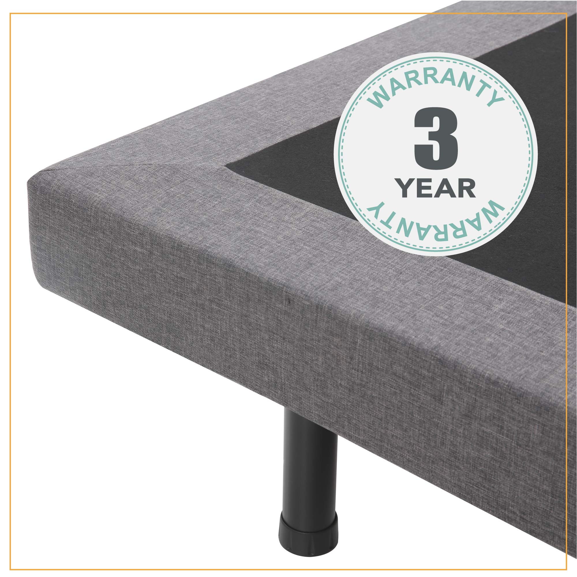 Classic Brands Adjustable Bed Base with Massage & Wireless Remote - Twin XL Size, Black Upholstered Frame | 10-Inch Cool Gel Memory Foam Mattress, CertiPUR-US Certified Bed-in-a-Box | Perfect for Back Pain Relief, Home Theater Setup & Zero Gravity Sleeping