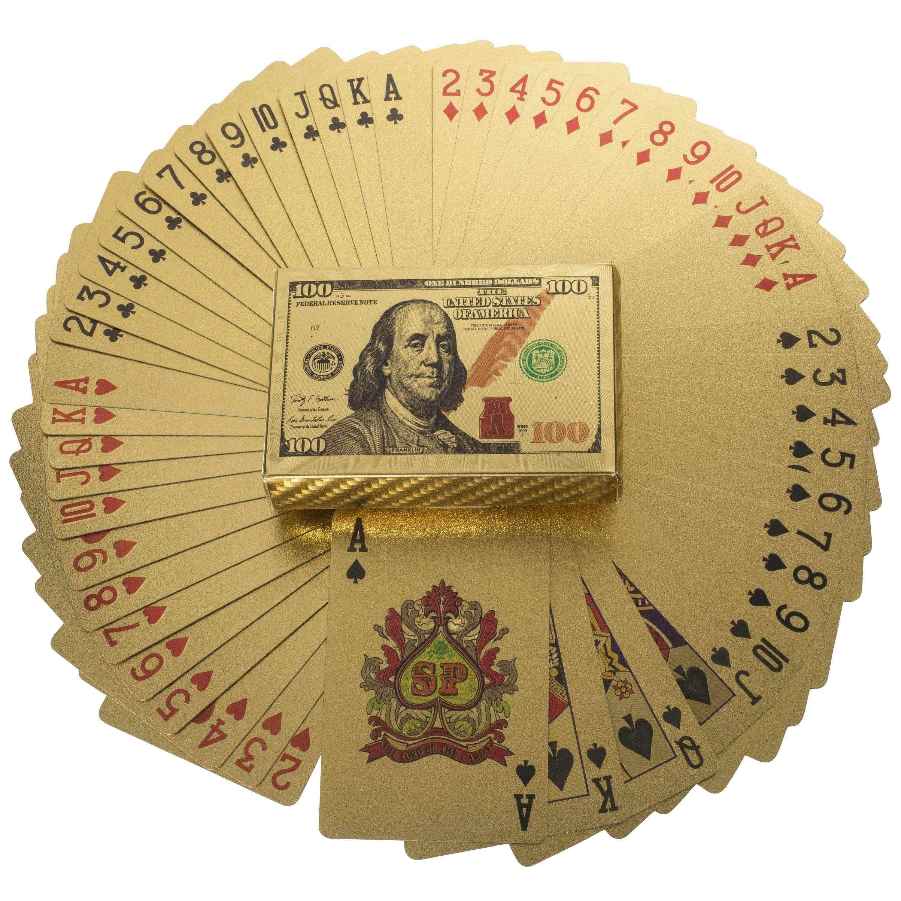 Premium Gold Foil Playing Cards - Luxury Poker Deck for Casino, Magic Tricks & Collectors | Elegant Gift for Card Game Enthusiasts & Special Occasions