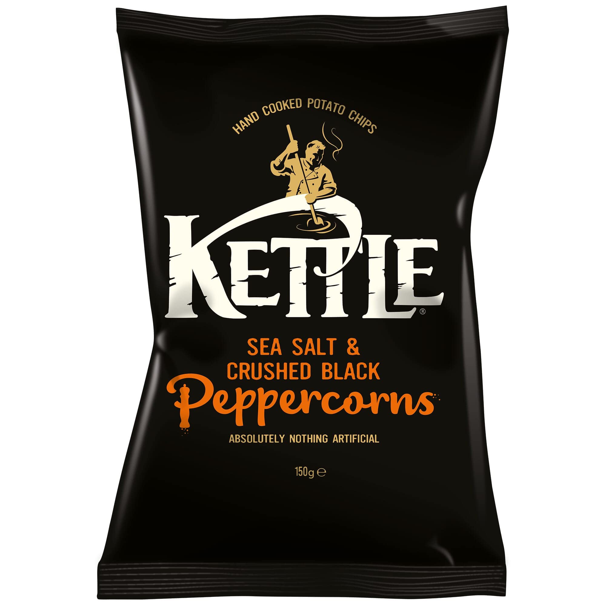 Organic Sea Salt & Crushed Black Peppercorn Blend - 150g (Pack of 12) | Gourmet Cooking & Seasoning for Steaks, Salads & Grilled Dishes