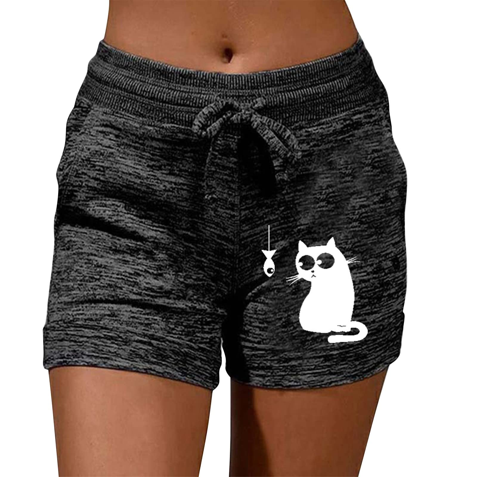 Fankle Women's Lounge Shorts - Soft Comfy Pajama Shorts with Pockets & Drawstring - Casual Sleepwear for Women - Perfect for Lounging, Yoga & Home Wear