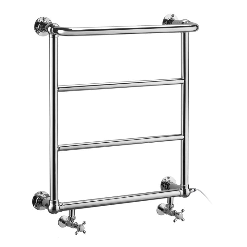 Burlington Cleaver Hand Towel Holder - No Vents, Wall-Mounted Bathroom Towel Rack for Kitchen & Bathroom Organization