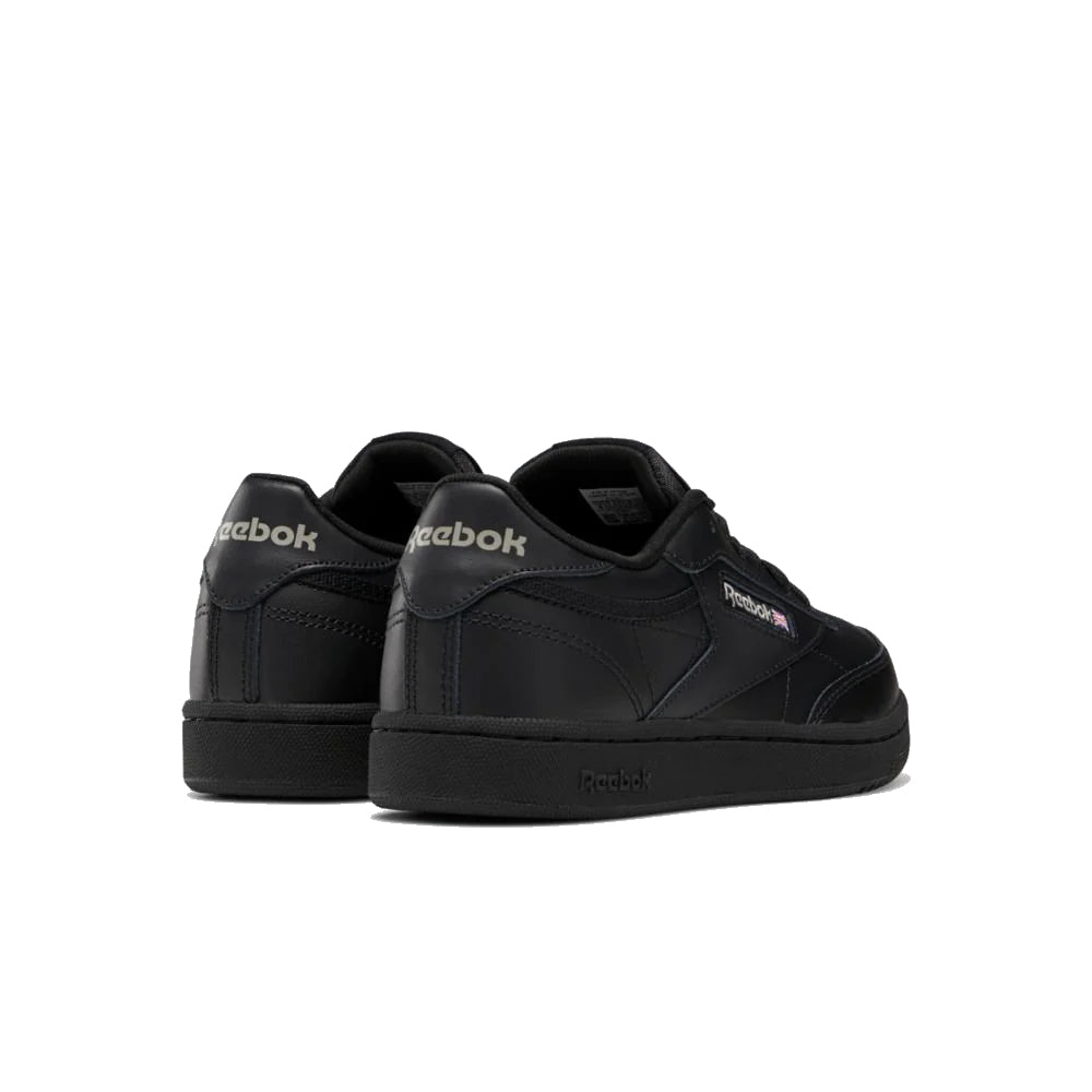 Reebok Club C Junior Sneakers for Kids - Comfortable & Stylish White Leather Shoes for Boys & Girls - Perfect for School, Sports & Casual Wear