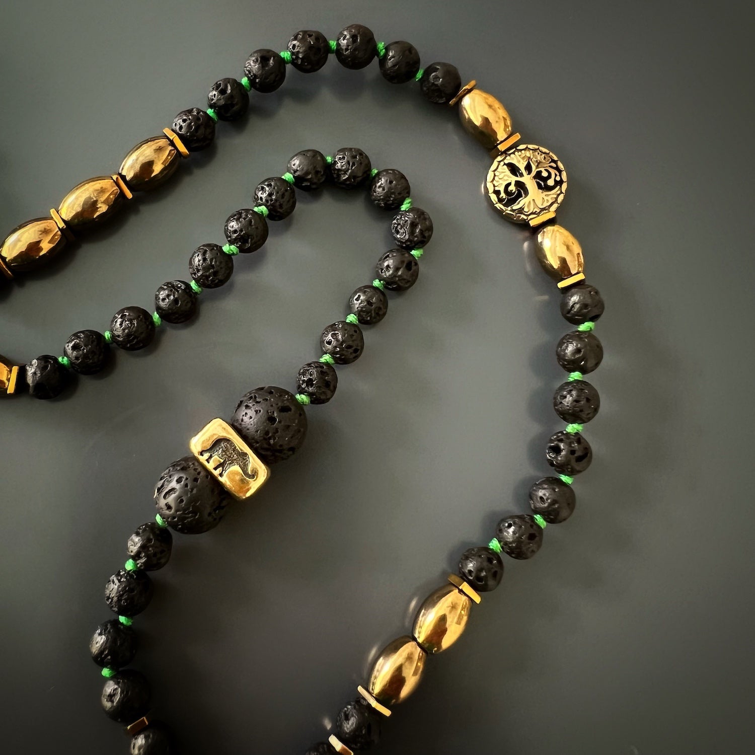 Divine Queen Nefertiti Symbol Pendant Necklace - Black Beaded Egyptian Jewelry for Women | Perfect for Historical Costumes, Boho Fashion & Spiritual Gifts