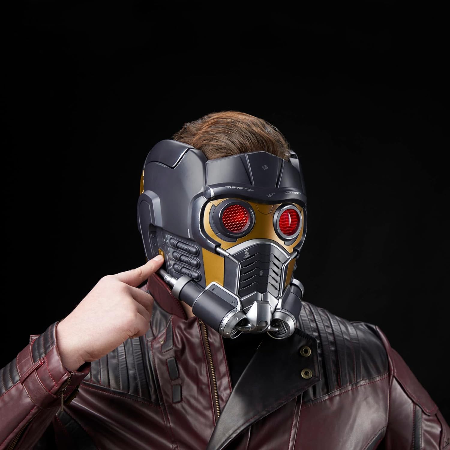 Marvel Legends Series Star Lord Roleplay Helmet - Guardians of The Galaxy Cosplay Costume Accessory for Halloween & Comic Con
