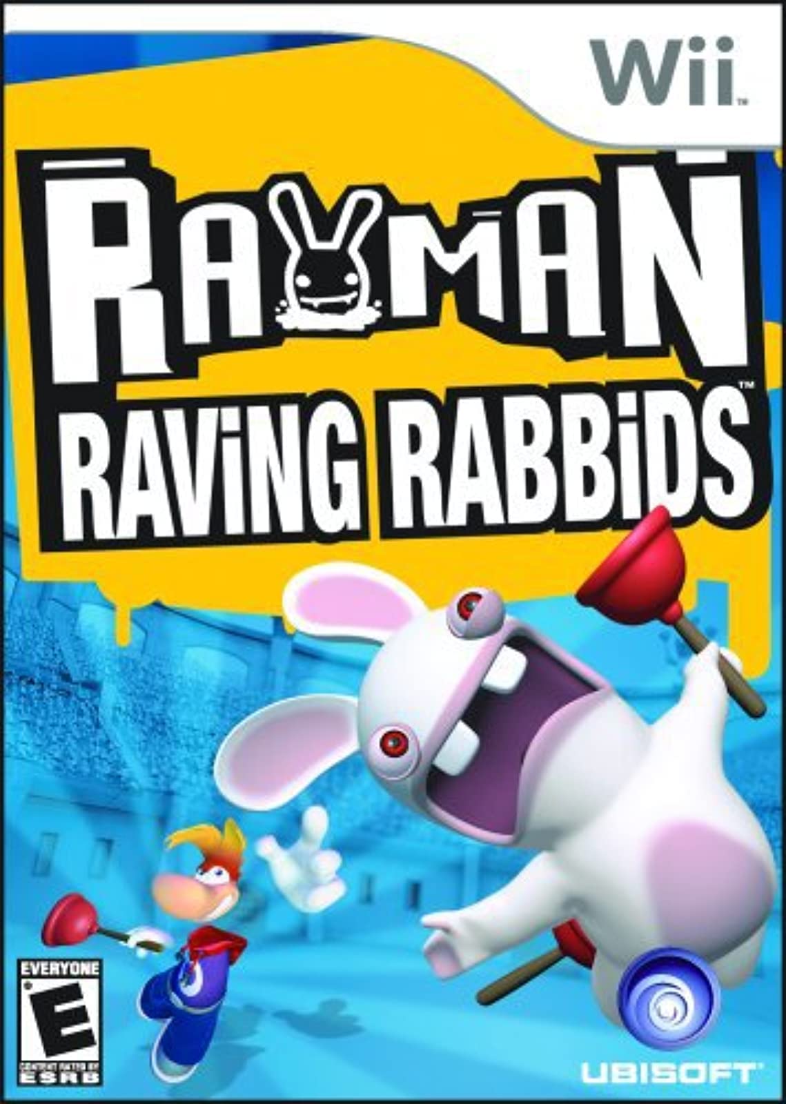Rayman Raving Rabbids - Fun Family Party Game for Nintendo Wii - Perfect for Game Nights & Kids Entertainment