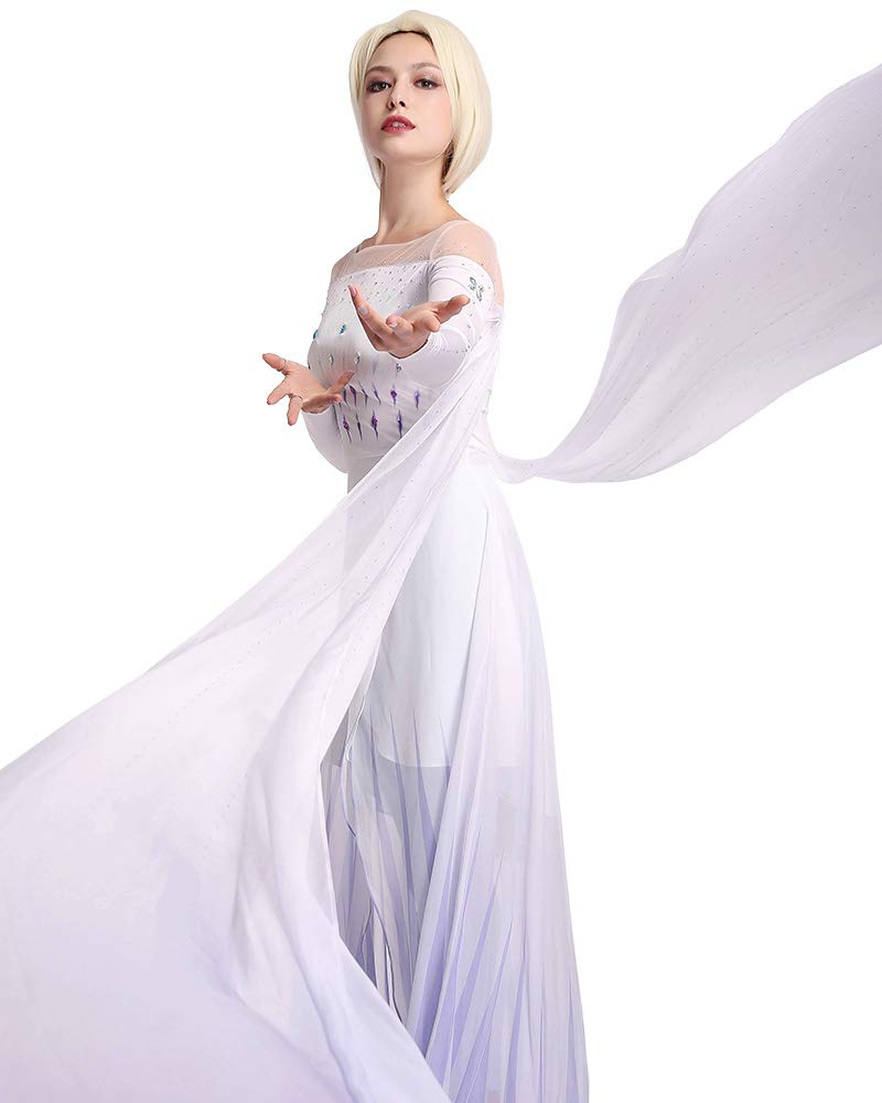 Cosplay.fm Women's Deluxe Princess Queen Costume Dress - Elegant Renaissance Gown for Halloween, Cosplay Events & Themed Parties