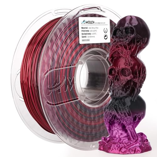 Silk Gradient Black Red Purple