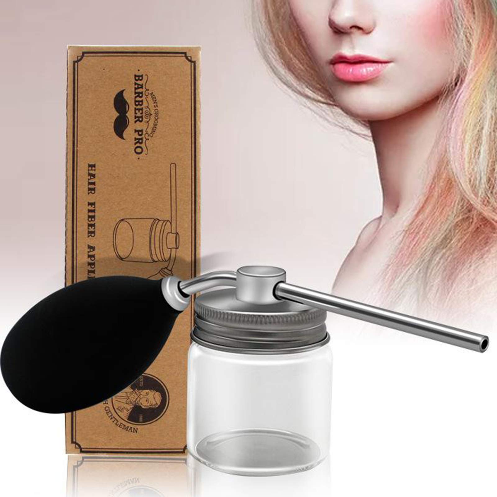 Lahomia Refillable Talc Powder Blower Puffer - Barber Talc Bottle for Hair Styling & Grooming | Perfect for Salons, Home Use & Professional Barbers