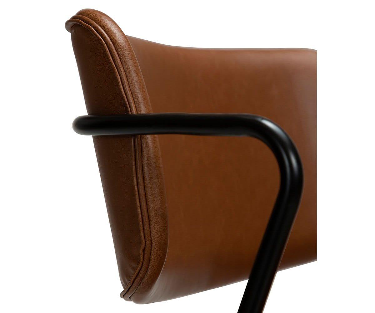 Finn Dining Chair - Modern Wooden Dining Chair with Upholstered Seat - Perfect for Kitchen, Dining Room, and Home Office