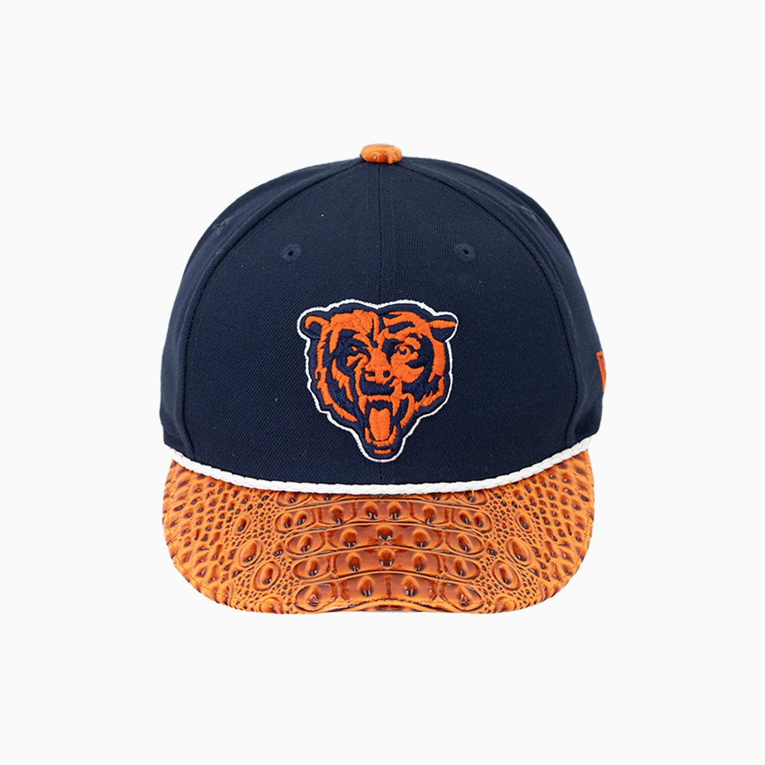 Breyer's Buck 50 Chicago Bears NFL Team Patent Leather Baseball Cap - Perfect for Football Games, Tailgating & Sports Fan Gifts