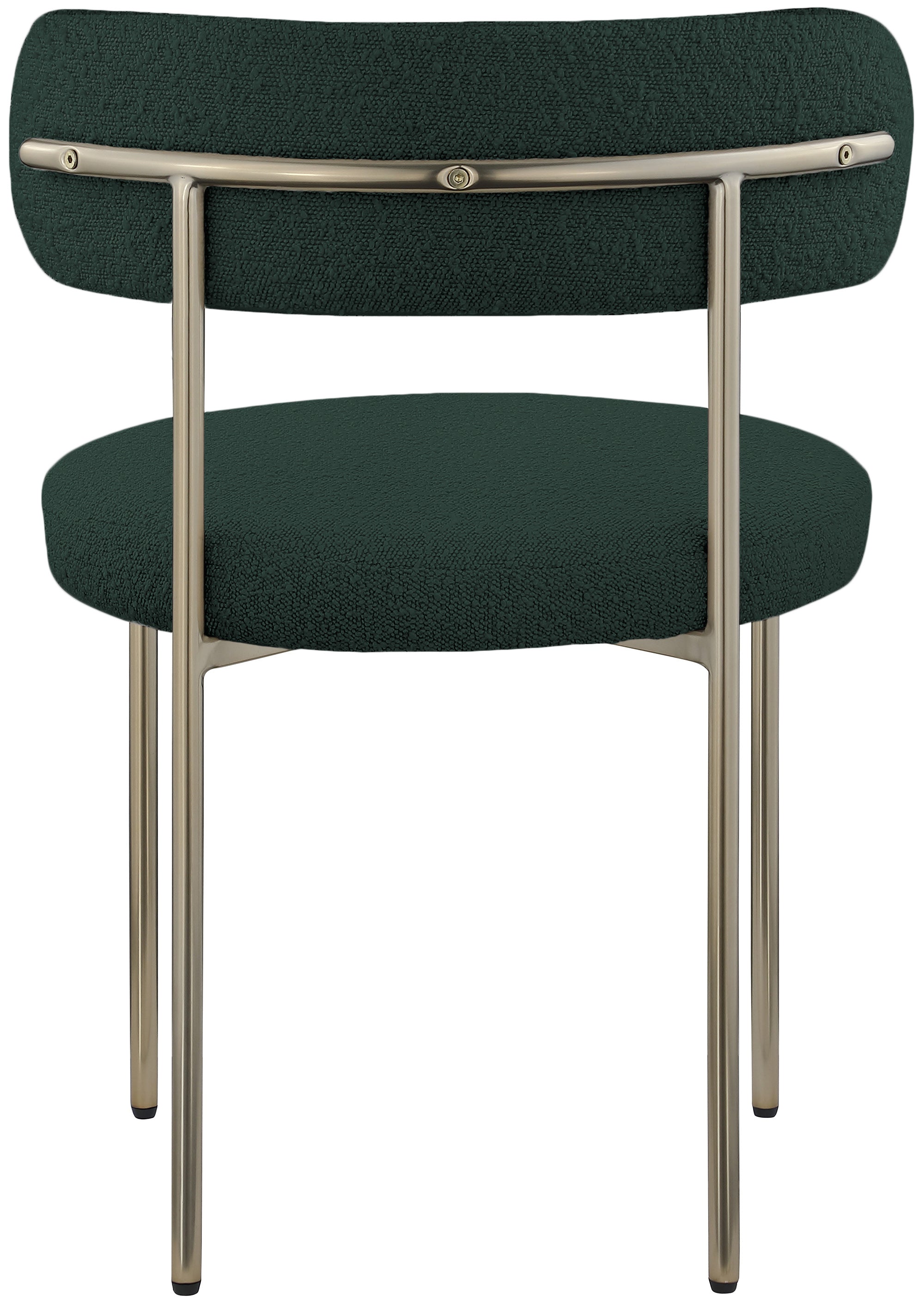 Luxury Boucle Fabric Dining Chair - Modern Upholstered Accent Chair for Kitchen, Dining Room & Office - Soft & Comfortable Mid Century Design - Perfect for Home Decor & Entertaining